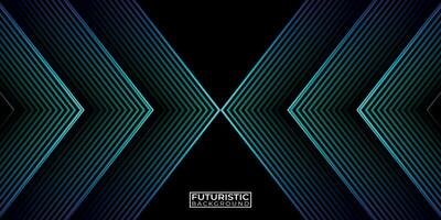 Techno abstract background overlap layer on dark space with glowing lines shape decoration. Modern graphic design element future style concept for banner, flyer, card, or brochure cover vector