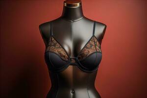 Sensual lingerie on a mannequin. ai generative photo