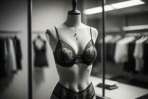 Sensual lingerie on a mannequin. ai generative photo