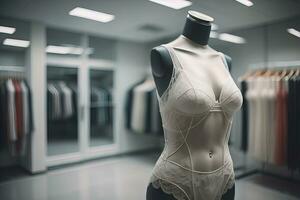 sensual lencería en un maniquí. ai generativo foto