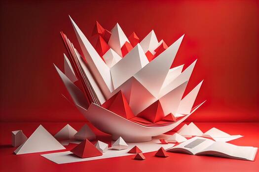 abstract background with colors, creative Design. ai generated photo