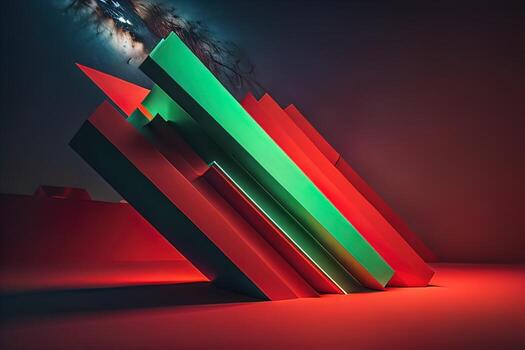 abstract background with colors, creative Design. ai generated photo