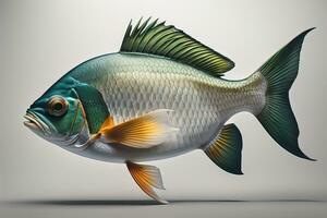 Cichlid fish in the aquarium. ai generative photo