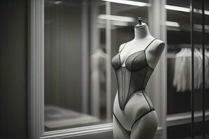 sensual lencería en un maniquí. ai generativo foto