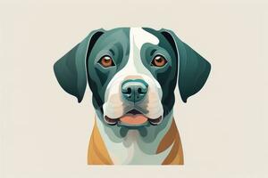 Cute and Adorable Vector illustration in flat style on solid color background. ai generative photo