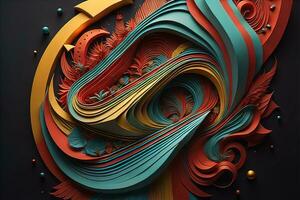 abstract background with colors, creative Design. ai generated photo