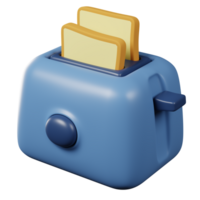 Toaster Ofen 3d machen auf transparent Hintergrund. png