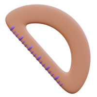 Protrator Lineal 3d machen Illustration. png