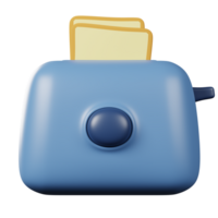 Toaster Ofen 3d machen auf transparent Hintergrund. png