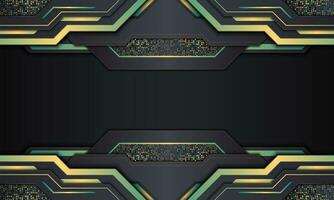 Technology background with neon stripes. vector