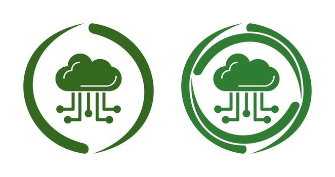 Cloud Computing Vector Icon