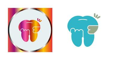 Toothache And Plaque Vector Icon