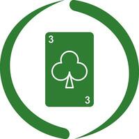 Clubs Card Vector Icon