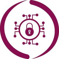 Unique Data Security Vector Icon