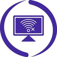 Disconnected Network Vector Icon