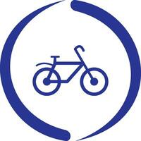 icono de vector de bicicleta