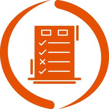 Today to Done CheckList Vector Icon