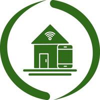 icono de vector de automatización del hogar