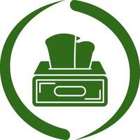 Tissue Box Vector Icon