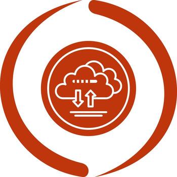 Cloud Data Vector Icon