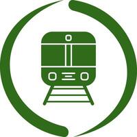 icono de vector de tren