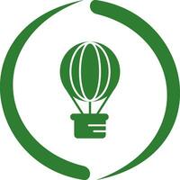 Hot Air Balloon Vector Icon