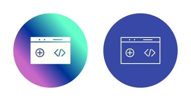 Unique Clean Code Vector Icon