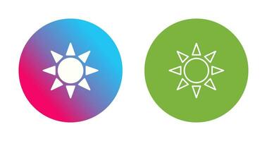 UV Radiation Vector Icon