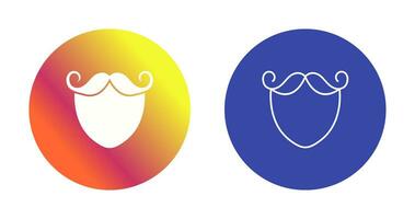 Beard and Moustache Vector Icon