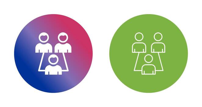 Connected Users Vector Icon