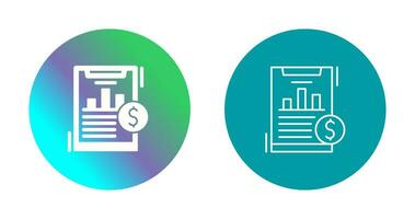 Financial Analytics Vector Icon