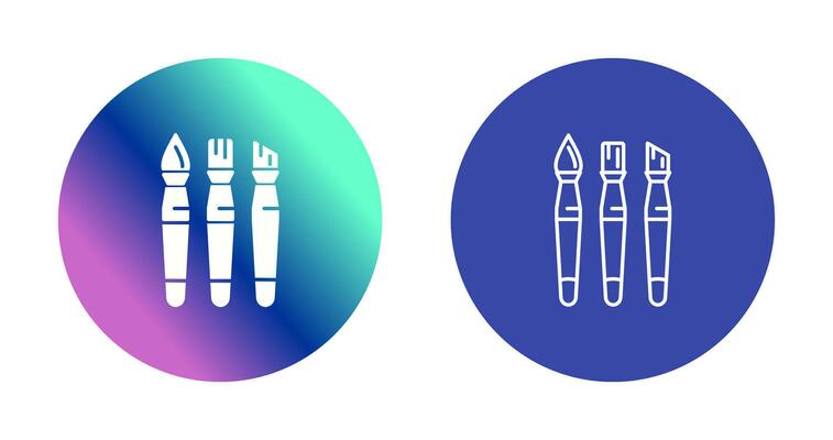 Brushes Vector Icon