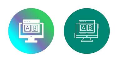 AB Testing Vector Icon