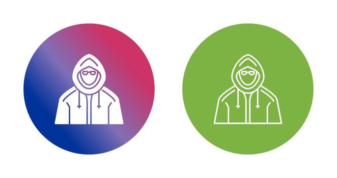 icono de vector de hacker