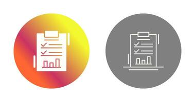 Report List Vector Icon