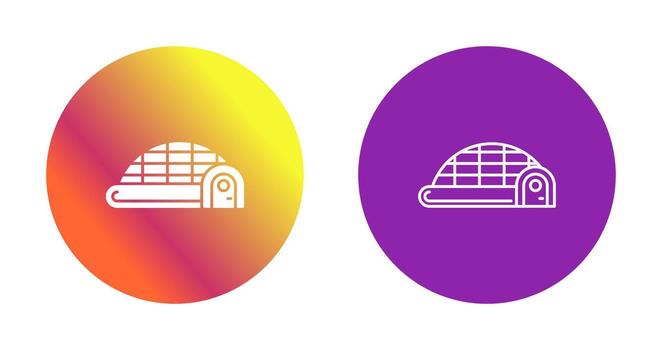 icono de vector de iglú