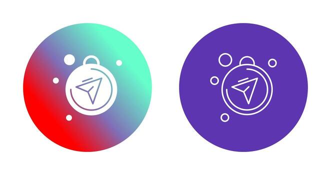 icono de vector de brújula