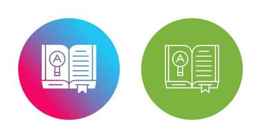 Open Book Vector Icon