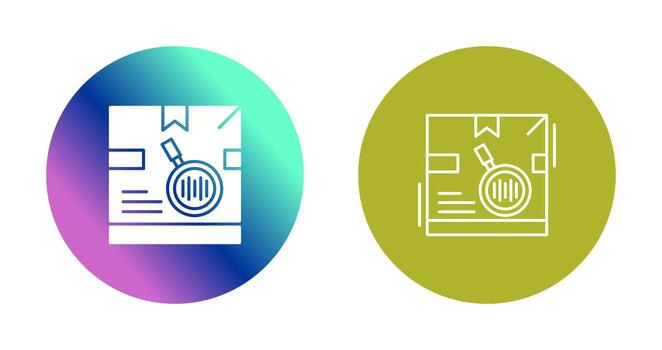 Tracking Code Vector Icon