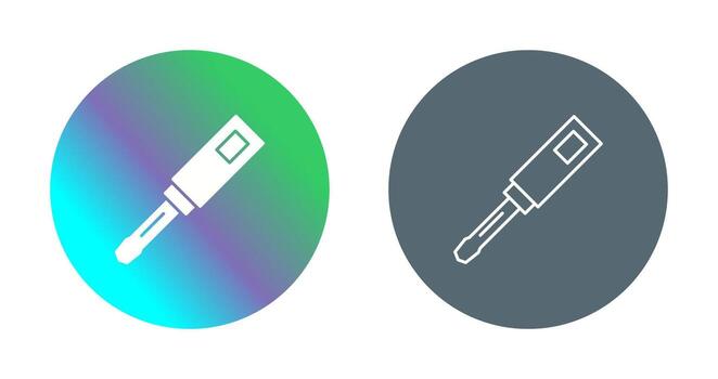 icono de vector de destornillador