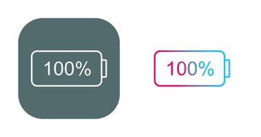 Unique Full Battery Vector Icon