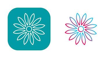 Unique Flower Vector Icon