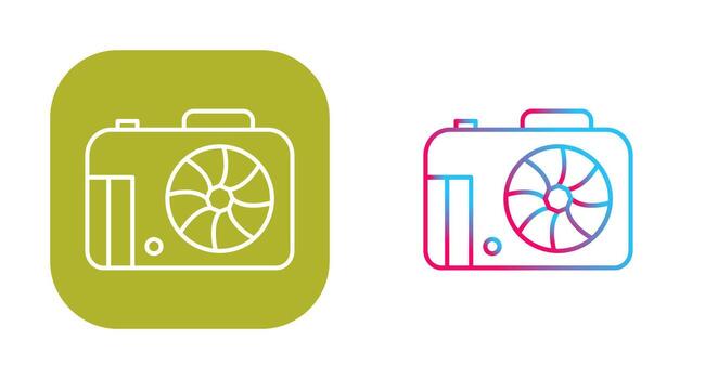 Unique Camera Vector Icon