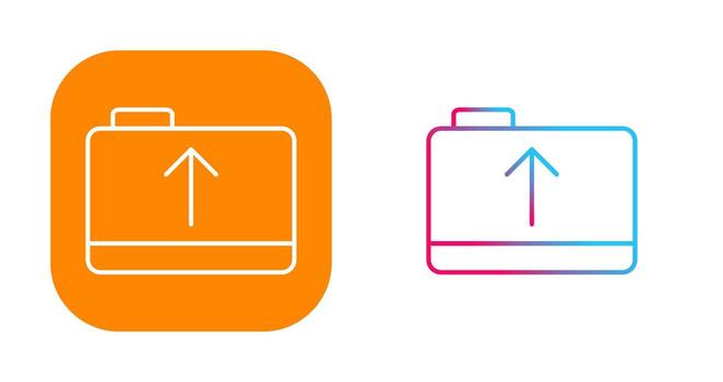 Unique Folder Vector Icon