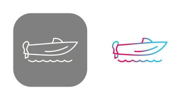 Speed Boat Vector Icon