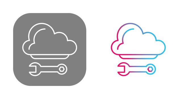 Cloud Computing Vector Icon