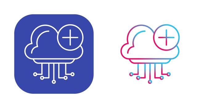 Cloud Computing Vector Icon