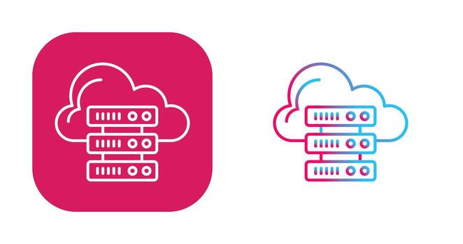icono de vector de servidor