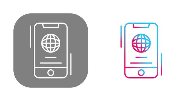 icono de vector de navegador