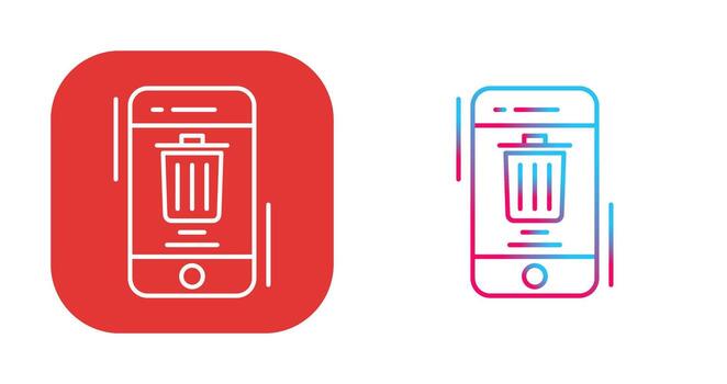 eliminar icono de vector